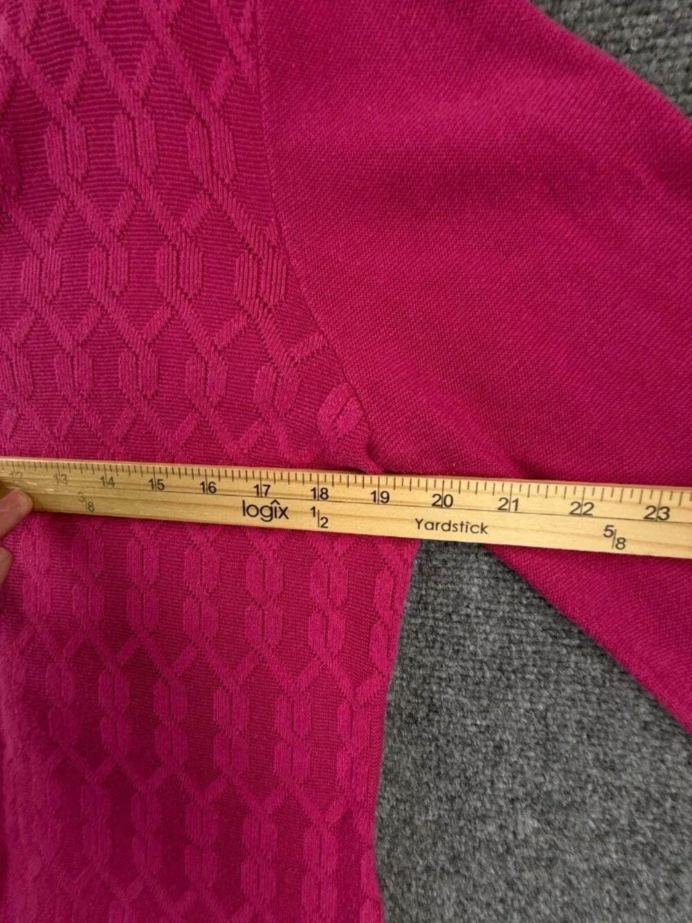 Brooks Brothers Pink Cardigan Sweater Knit XL Textured Long Sleeve Rayon Cotton